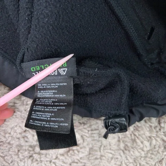 The North Face Sweater Womens Extra Small Black Denali Cozy Fleece Jacket Hike - Picture 11 of 14